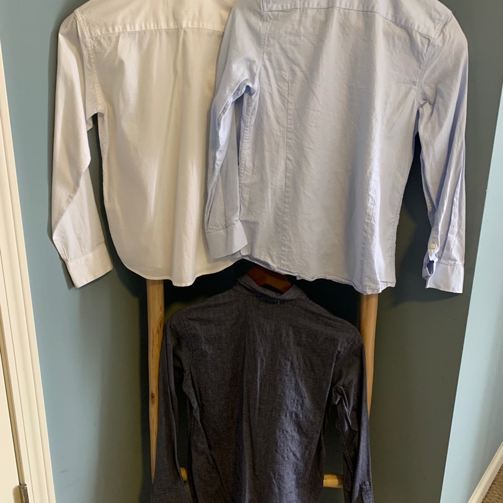 Boys (3) piece long sleeve dress shirts